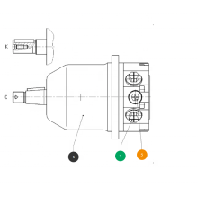 Rexroth A10FE A10FE10 A10FE14 A10FE16 A10FE18 A10FE23 A10FE28 A10FE45 Осевой поршневой гидромотор серии A10FE10 / 52L-VCH16N002